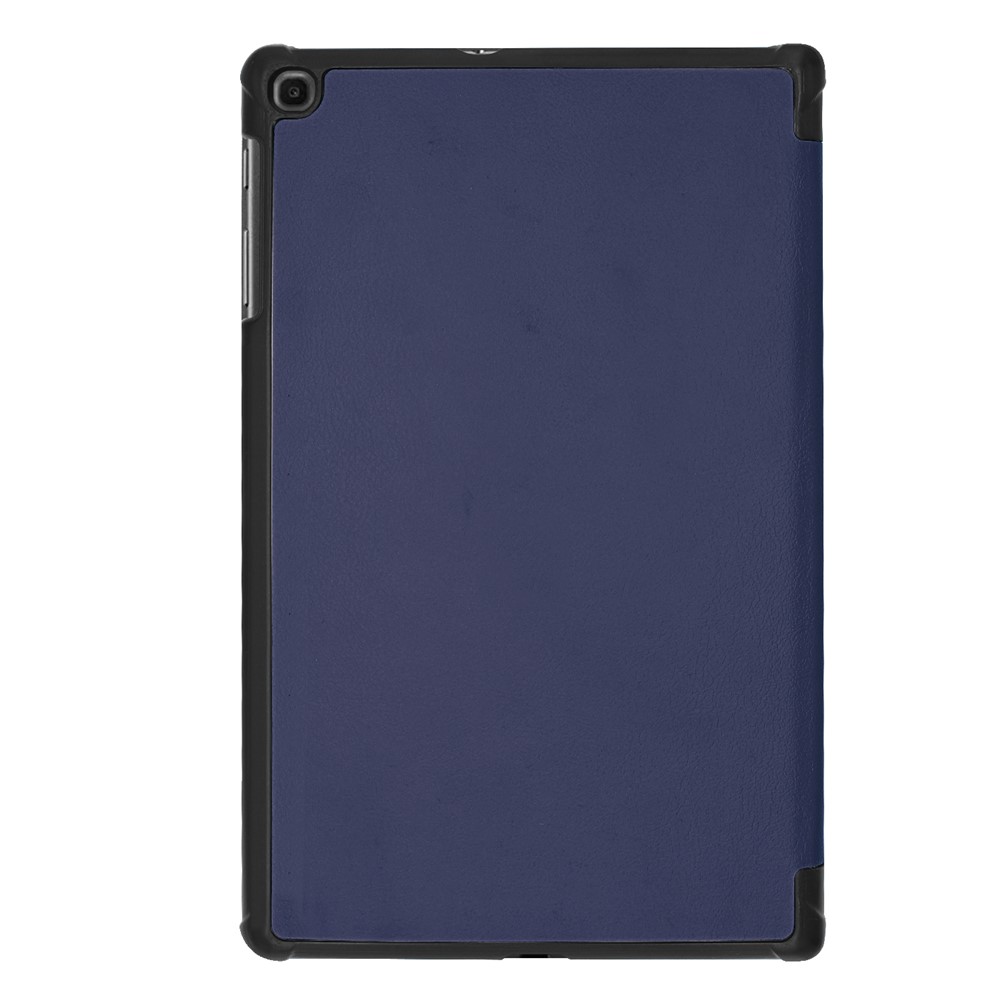 Custodia Rigida In Pelle PU ENKAY Per Galaxy Tab A 10.1 (2019) T510 / T515- Blu Scuro-3