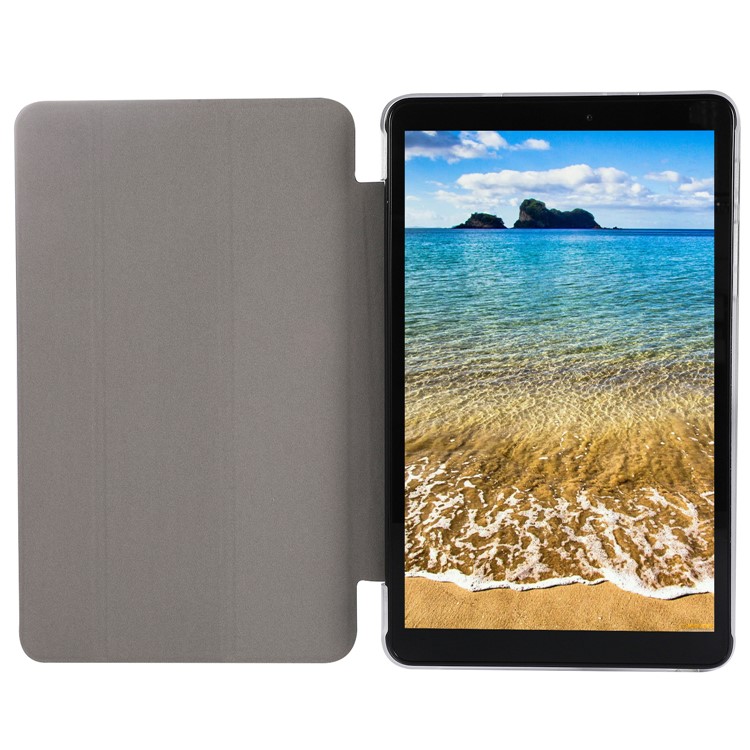 Silk Texture Leather Stand Case for Samsung Galaxy  Tab A 8 (2019) / Tab A with S Pen P200 P205 - Baby Blue-7