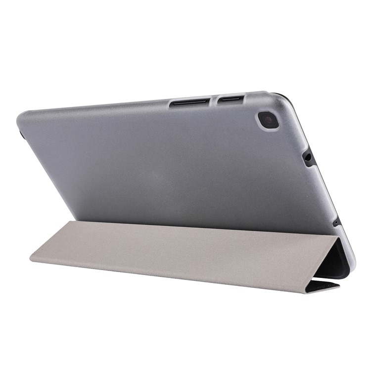 Silk Texture Leather Stand Case for Samsung Galaxy Tab A 8.0 (2019) with S Pen P200 P205 - Black-5