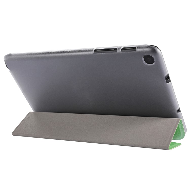 Ledertasche Mit Seidentextur Für Samsung Galaxy Tab A 8 (2019) / Registerkarte A Mit S Stift P200 P205 - Grün-5