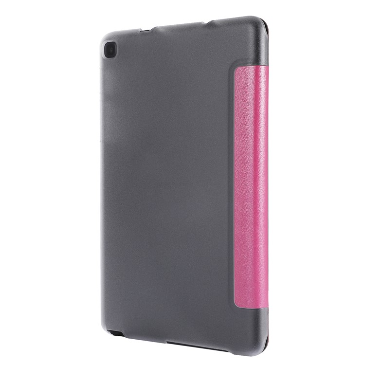 Silk Texture Leather Stand Case for Samsung Galaxy Tab A 8.0 (2019) with S Pen P200 P205 - Rose-3