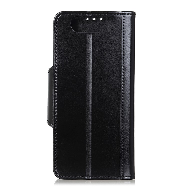 Wallet Stand PU Leather Phone Case for Samsung Galaxy A80 / A90 - Black-2