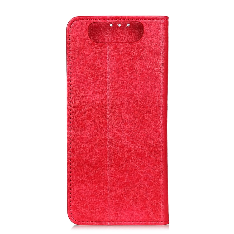 Auto-absorbed Crazy Horse Texture PU Leather Case for Samsung Galaxy A90/Galaxy A80 - Red-2