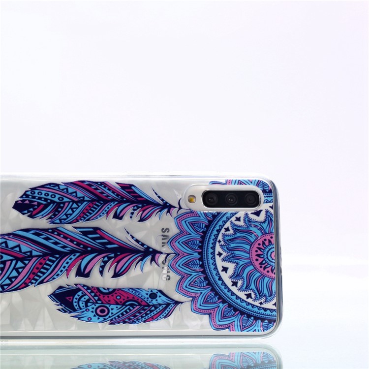 Embossed Pattern 3D Diamond Texture Soft TPU Back Case for Samsung Galaxy A50/A50s/A30s-7
