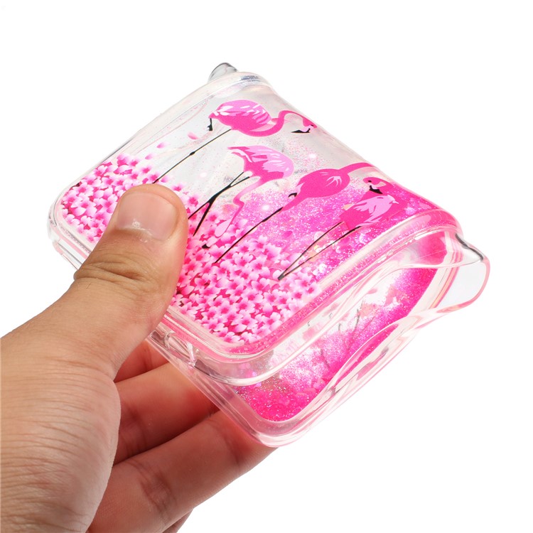 Motif De Reliefs Sques De Protection Arrière En TPU Pour Samsung Galaxy A10 / M10 - Flamant-4