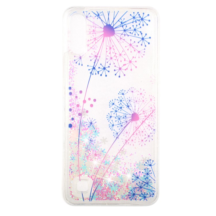 Embossment Pattern Quicksand TPU Back Phone Cover for Samsung Galaxy A10 / M10 - Dandelion-2