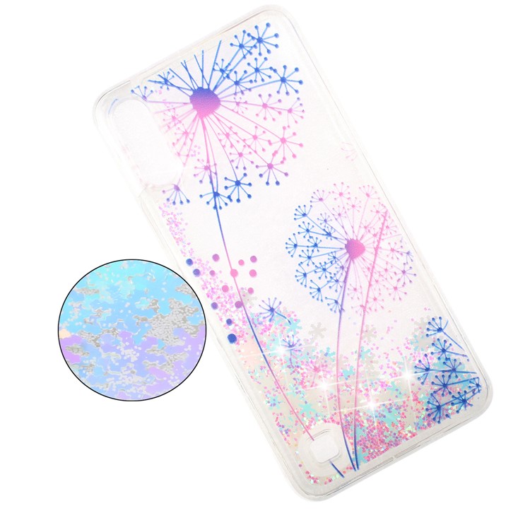Embossment Pattern Quicksand TPU Back Phone Cover for Samsung Galaxy A10 / M10 - Dandelion-7