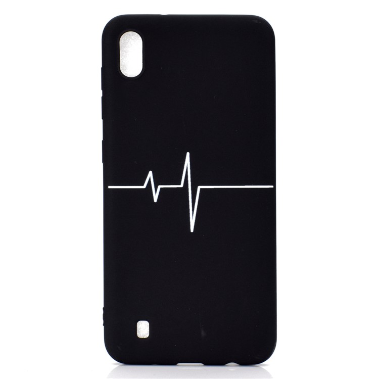 Tapa Mate De TPU De Impresión De Patrón Suave Para Samsung Galaxy A10 - ECG-2