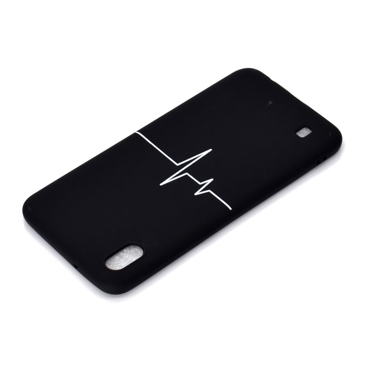 Tapa Mate De TPU De Impresión De Patrón Suave Para Samsung Galaxy A10 - ECG-4