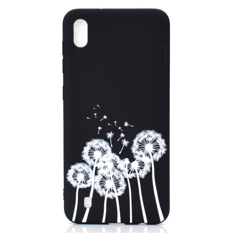 Matte Pattern Printing TPU Soft Mobile Cover for Samsung Galaxy A10 - Dandelion-2