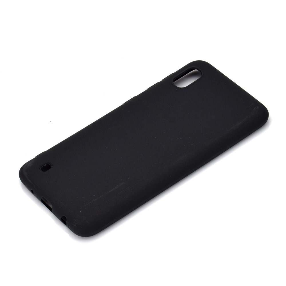Soft Frosted TPU Phone Case for Samsung Galaxy A10 - Black-3