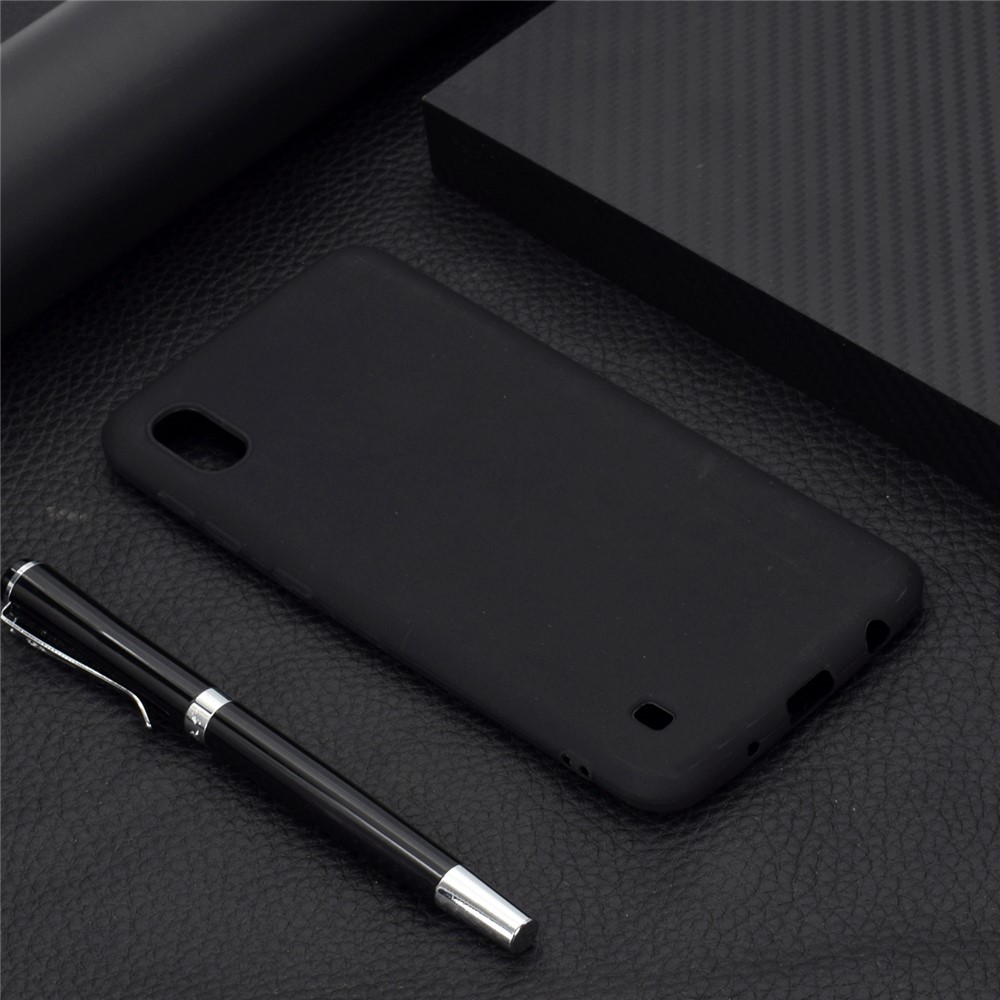 Soft Frosted TPU Phone Case for Samsung Galaxy A10 - Black-6