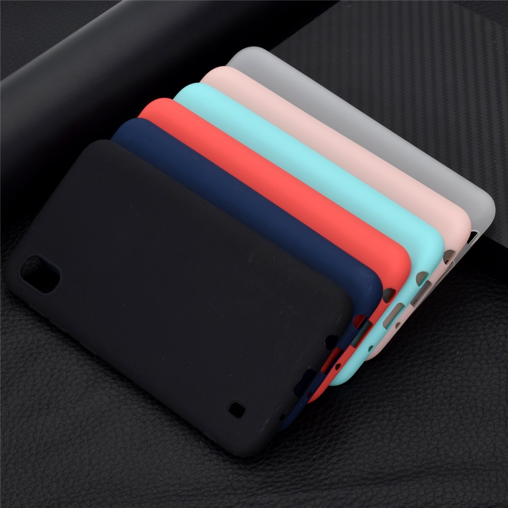 Soft Frosted TPU Phone Case for Samsung Galaxy A10 - Black-7