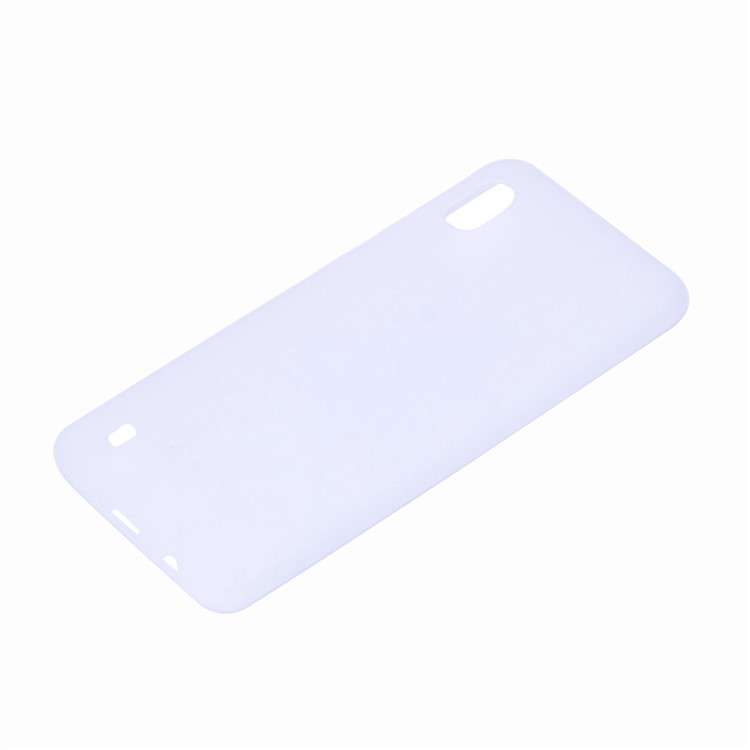 Custodia Per Telefono TPU Glassata Morbida Per Samsung Galaxy A10 - Bianca-4