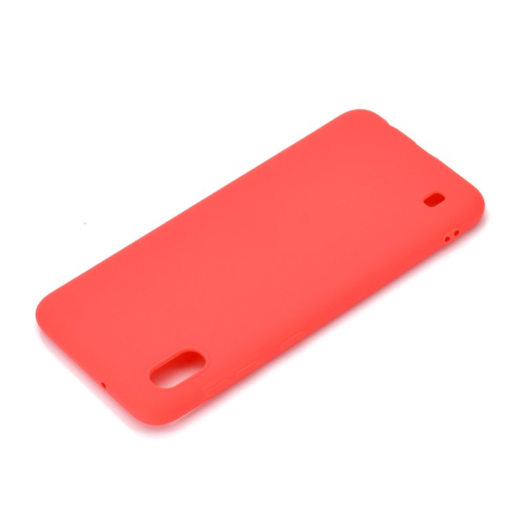Soft Frosted TPU Phone Case for Samsung Galaxy A10 - Red-4