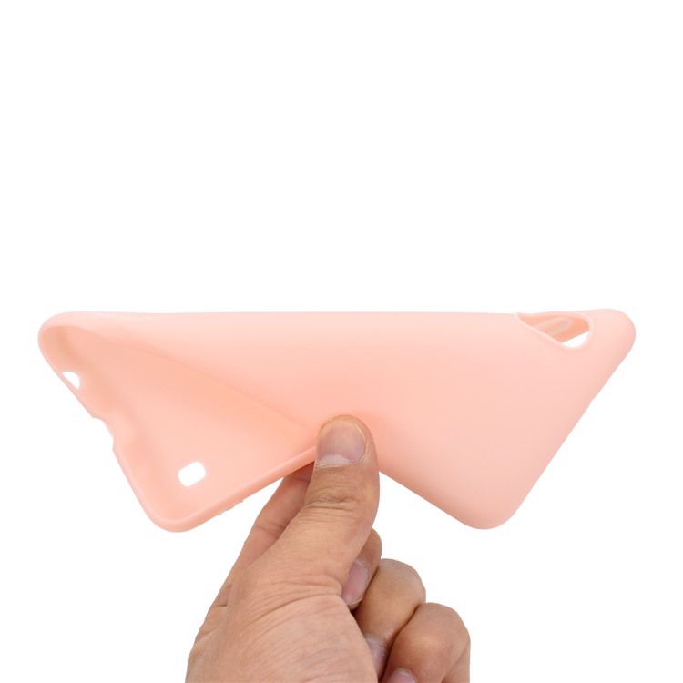 Soft Frosted TPU Phone Case for Samsung Galaxy A10 - Pink-5