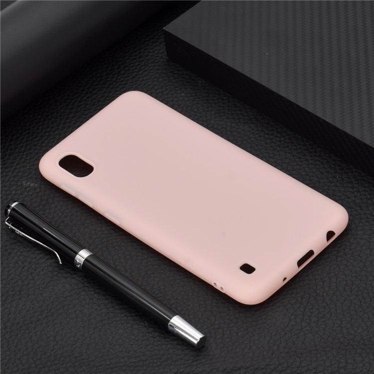 Soft Frosted TPU Phone Case for Samsung Galaxy A10 - Pink-6