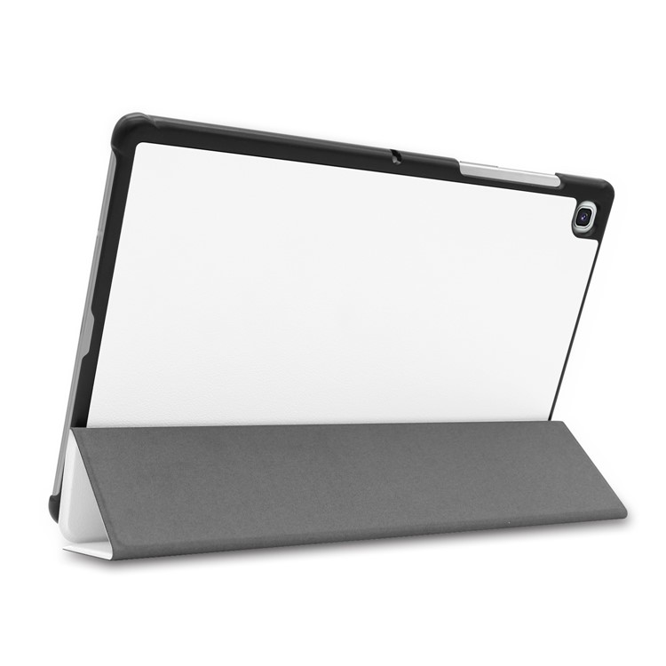 ENKAY Tri-fold Stand Leather Smart Cover for Samsung Galaxy Tab S5e T720 / T725 - White-8