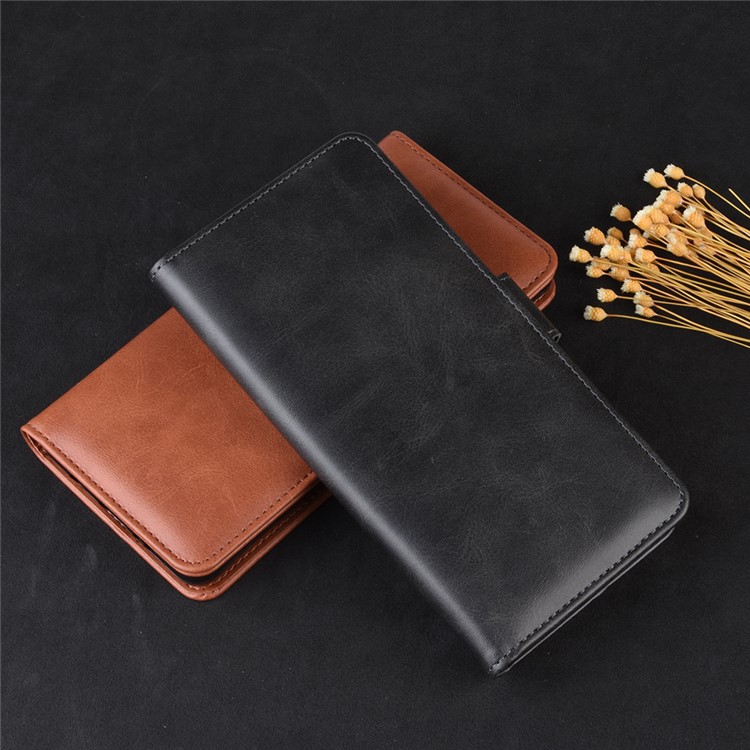 Wallet Stand Leather Protective Phone Case for Samsung Galaxy S10 5G - Black-8