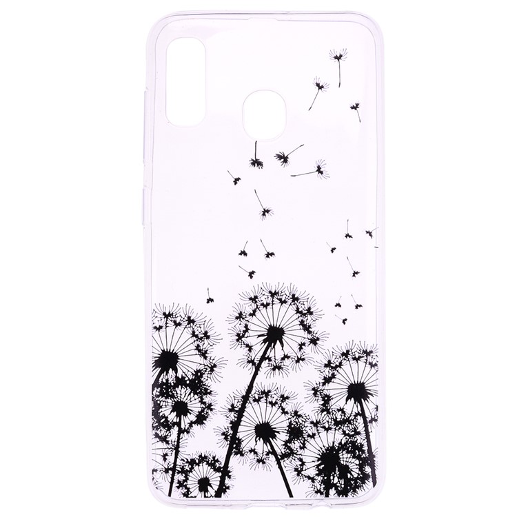 Pattern Printing TPU Case for Samsung Galaxy A30 / A20 - Dandelion-2