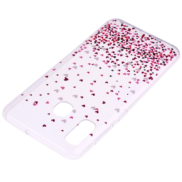 Pattern Printing TPU Case for Samsung Galaxy A30 / A20 - Hearts-4
