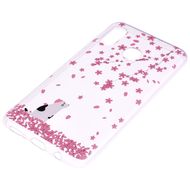 Pattern Printing TPU Case for Samsung Galaxy A30 / A20 - Vivid Flower-3