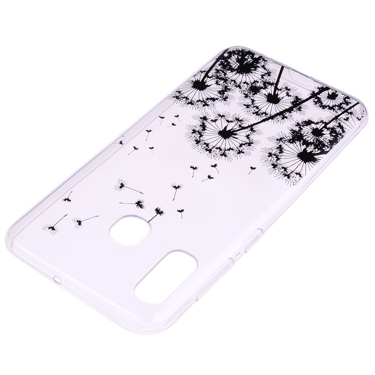 Impressão de Padrões TPU Case Para Samsung Galaxy A40 - Dandelion-4