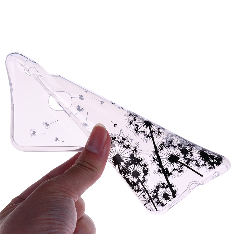 Pattern Printing TPU Case for Samsung Galaxy A40 - Dandelion-5