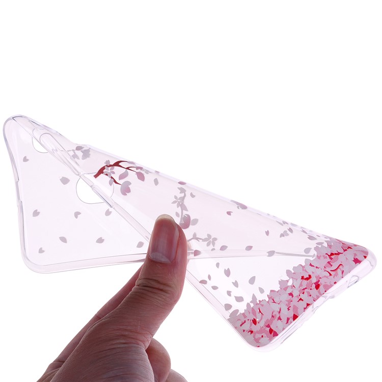 Pattern Printing TPU Case for Samsung Galaxy A40 - Beautiful Flowers-5