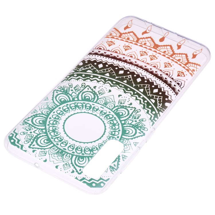 Pattern Printing TPU Case for Samsung Galaxy A70 - Colorful Flower-4