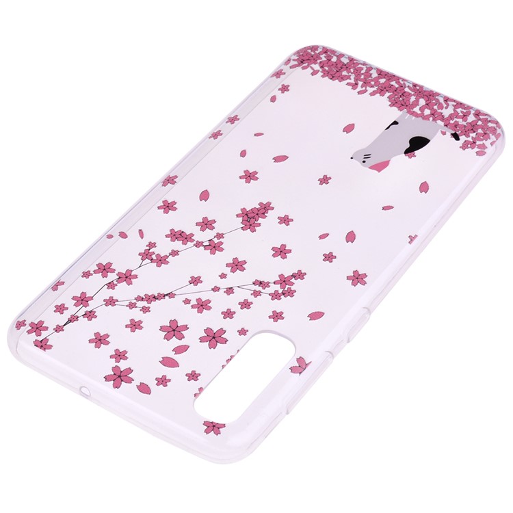 Pattern Printing TPU Case for Samsung Galaxy A70 - Vivid Flower-4