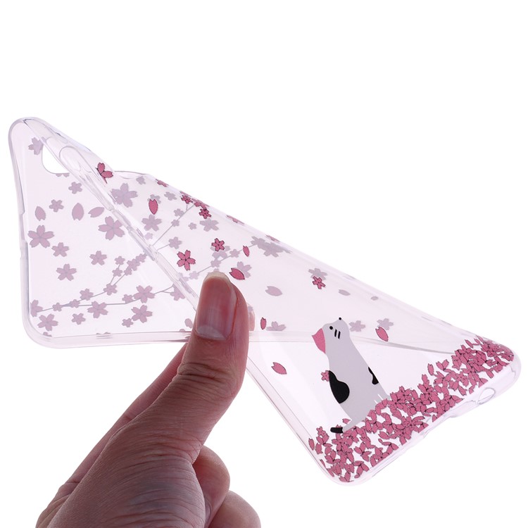 Pattern Printing TPU Case for Samsung Galaxy A70 - Vivid Flower-5