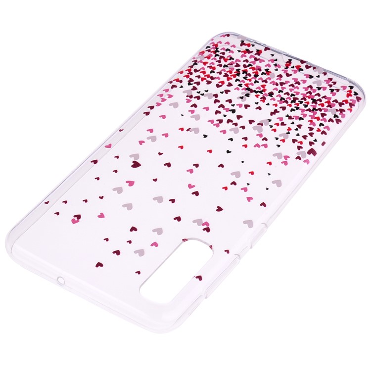 Pattern Printing TPU Case for Samsung Galaxy A70 - Hearts-4