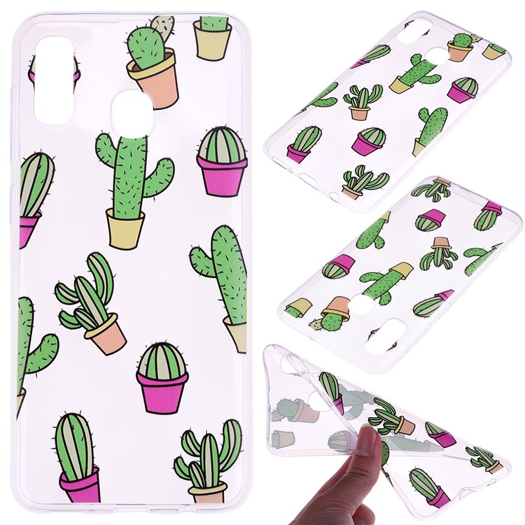 Impresión de Patrones Case TPU Para Samsung Galaxy A20e - Cactus