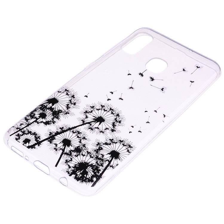 Custodia TPU di Stampa Pattern Per Samsung Galaxy A20e - Dente di Leone-3