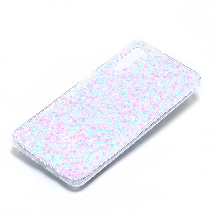 Estuche De Lentejuelas Acrílicas Que Cambian De Color TPU Para Samsung Galaxy A7 (2018) A750 - Multicolor-3