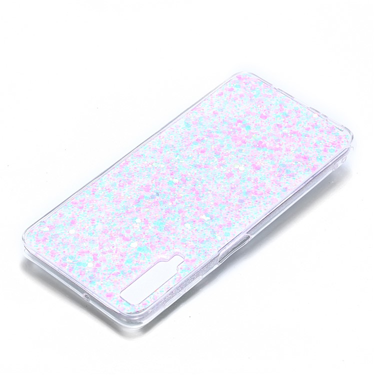 Estuche De Lentejuelas Acrílicas Que Cambian De Color TPU Para Samsung Galaxy A7 (2018) A750 - Multicolor-4