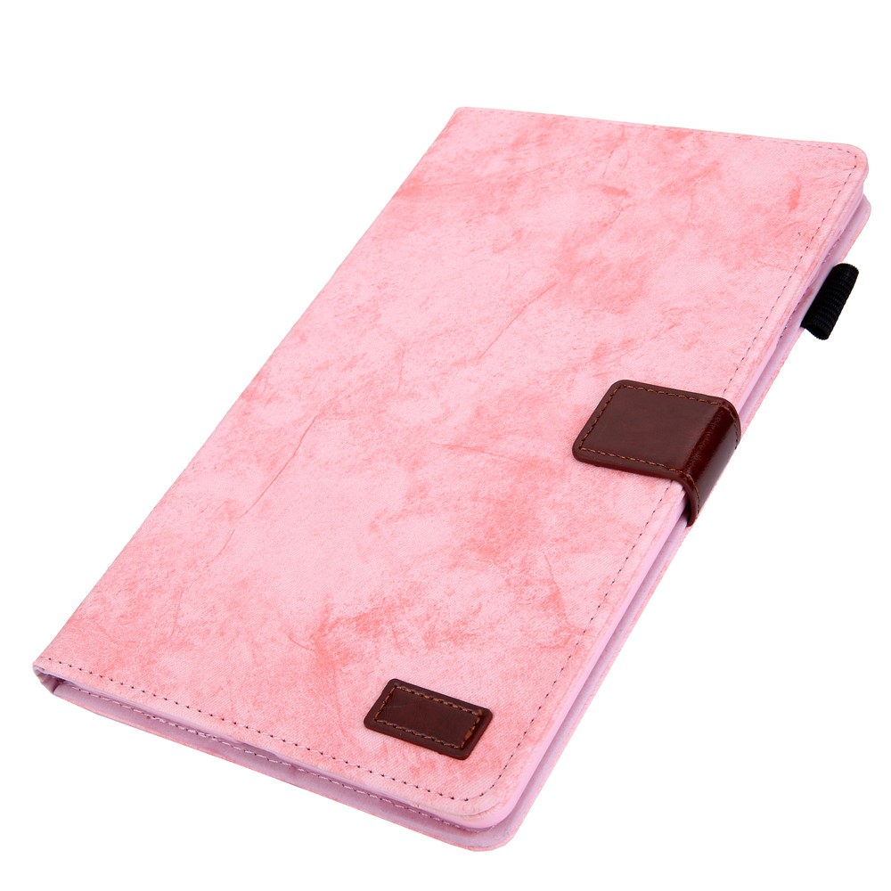 Business Style Auto Wake & Sleep Leather Case with Card Storage for Samsung Galaxy TAB A 10.1 (2019) SM-T510/SM-T515 - Pink-3