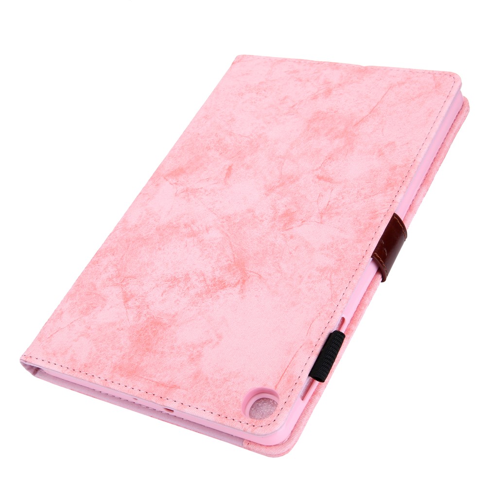 Business Style Auto Wake & Sleep Leather Case with Card Storage for Samsung Galaxy TAB A 10.1 (2019) SM-T510/SM-T515 - Pink-4
