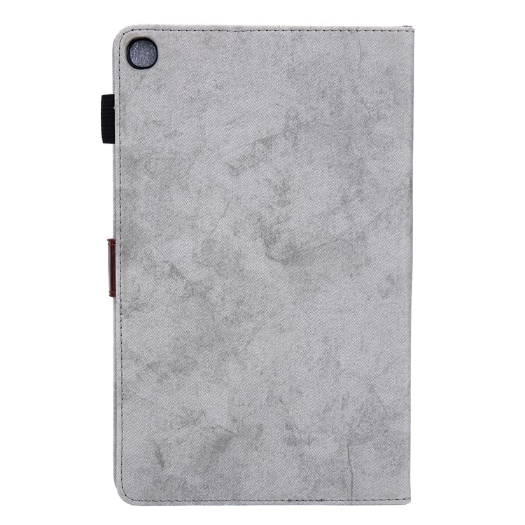 Business Style Auto Wake & Sleep Leather Case with Card Storage for Samsung Galaxy TAB A 10.1 (2019) SM-T510/SM-T515 - Grey-2