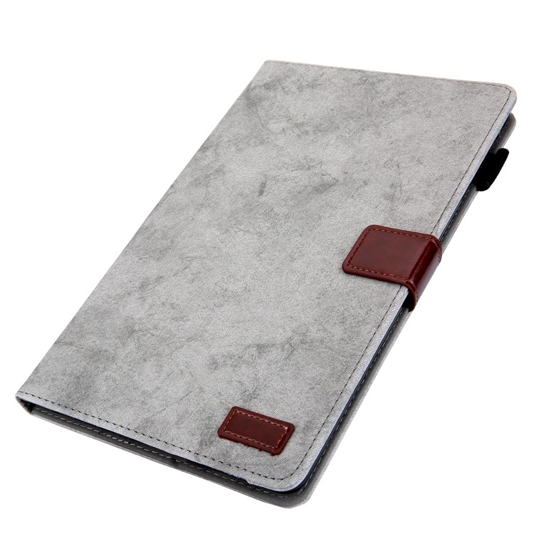 Business Style Auto Wake & Sleep Leather Case with Card Storage for Samsung Galaxy TAB A 10.1 (2019) SM-T510/SM-T515 - Grey-3