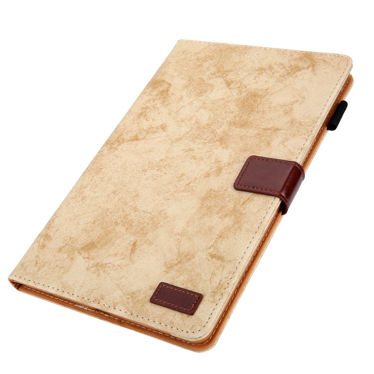Business Style Auto Wake & Sleep Leather Case with Card Storage for Samsung Galaxy TAB A 10.1 (2019) SM-T510/SM-T515 - Yellow-3