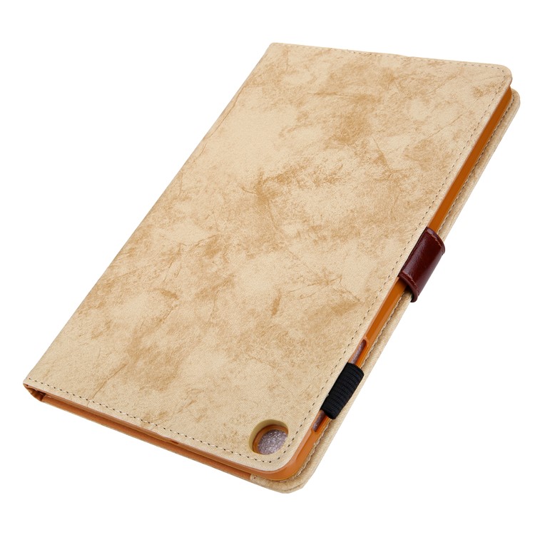 Business Style Auto Wake & Sleep Leather Case with Card Storage for Samsung Galaxy TAB A 10.1 (2019) SM-T510/SM-T515 - Yellow-4