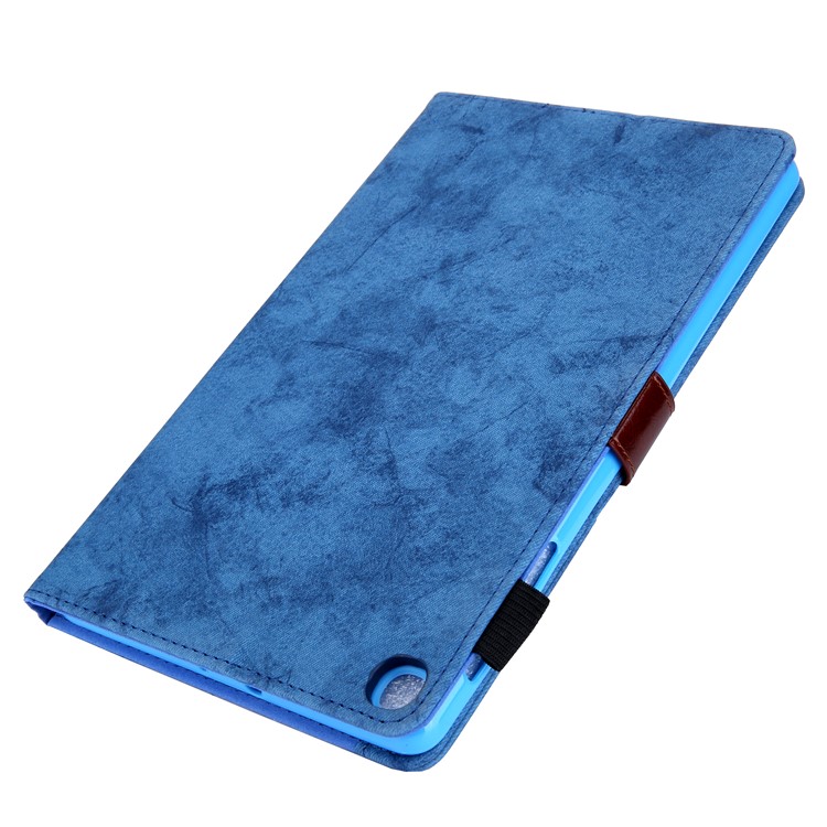 Business Style Auto Wake & Sleep Leather Case with Card Storage for Samsung Galaxy TAB A 10.1 (2019) SM-T510/SM-T515 - Blue-4