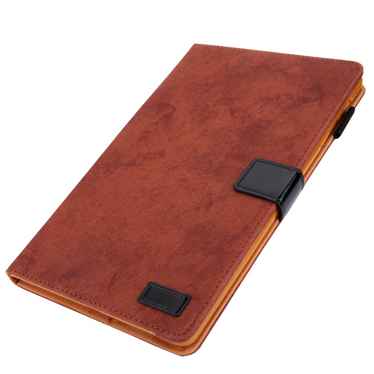 Business Style Auto Wake & Sleep Leather Case with Card Storage for Samsung Galaxy TAB A 10.1 (2019) SM-T510/SM-T515 - Brown-3