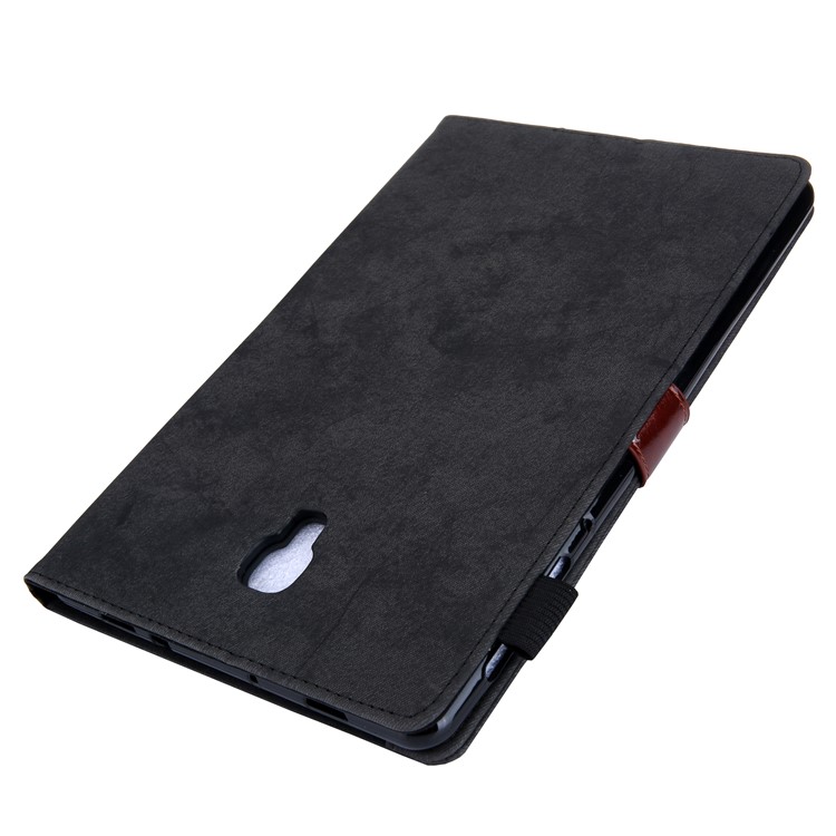 Estilo De Negocio Auto Despertador & Funda De Cuero Para Dormir Con Almacenamiento En Tarjeta Para Samsung Galaxy Tab A 10.5 (2018) T590 T595 - Negro-4