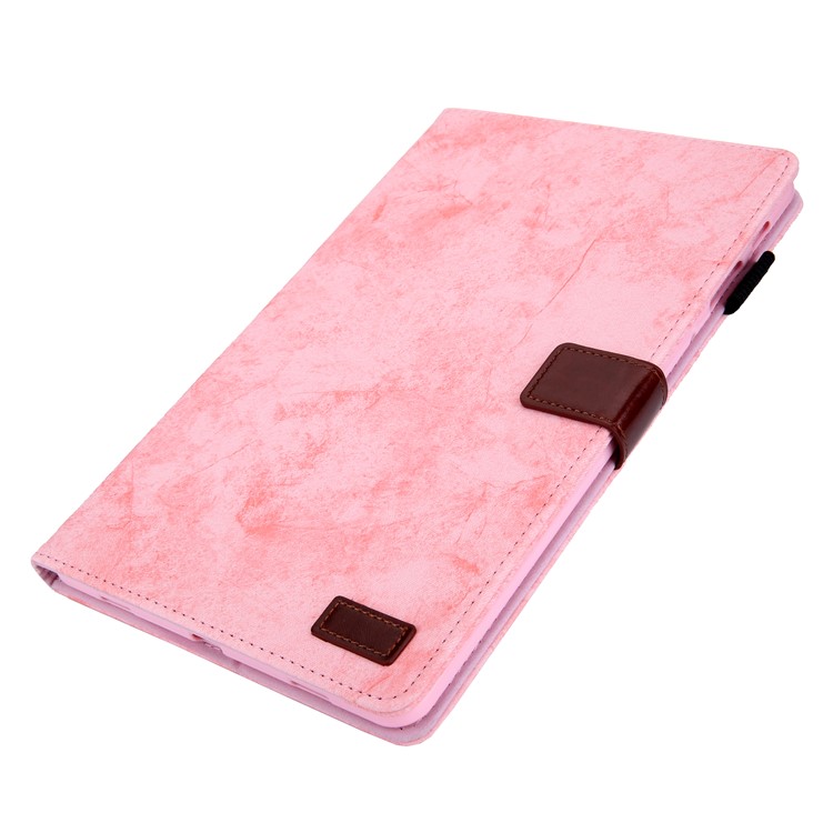 Business Style Auto Wake & Sleep Leather Case with Card Storage for Samsung Galaxy Tab A 10.5 (2018) T590 T595 - Pink-3