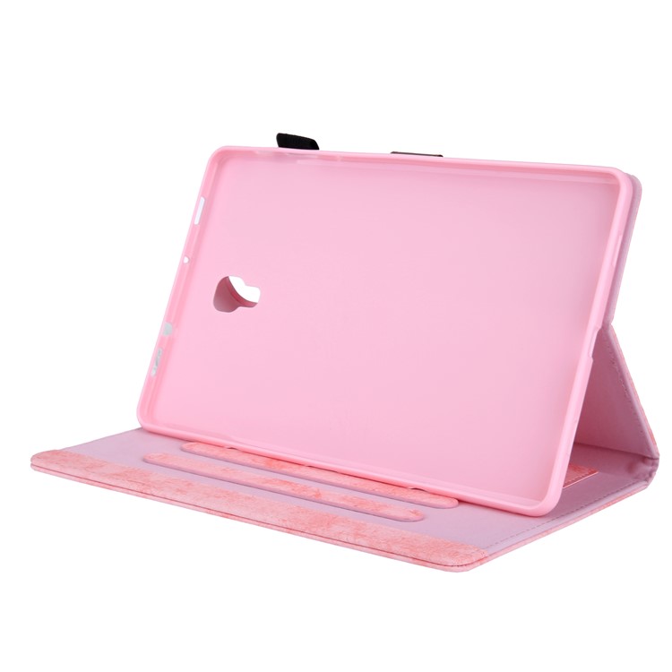 Business Style Auto Wake & Sleep Leather Case with Card Storage for Samsung Galaxy Tab A 10.5 (2018) T590 T595 - Pink-5