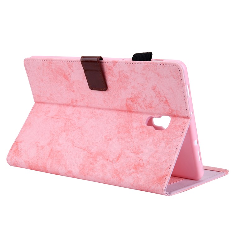 Business Style Auto Wake & Sleep Leather Case with Card Storage for Samsung Galaxy Tab A 10.5 (2018) T590 T595 - Pink-6