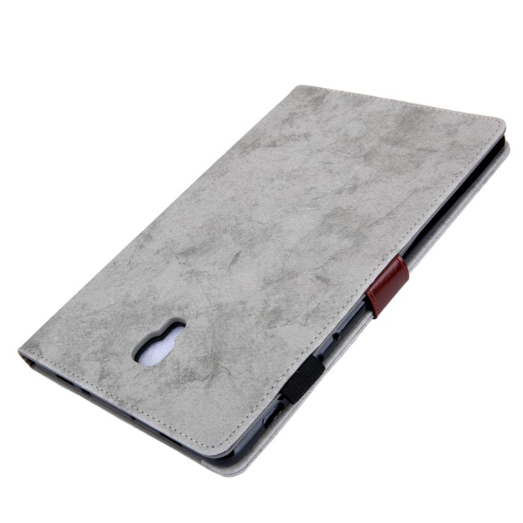 Business Style Auto Wake & Sleep Leather Case with Card Storage for Samsung Galaxy Tab A 10.5 (2018) T590 T595 - Grey-4